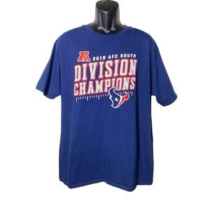 Texans T-Shirt Mens XLarge Blue 2016 AFC South Champions NFL‎ Pro Line Fanatics